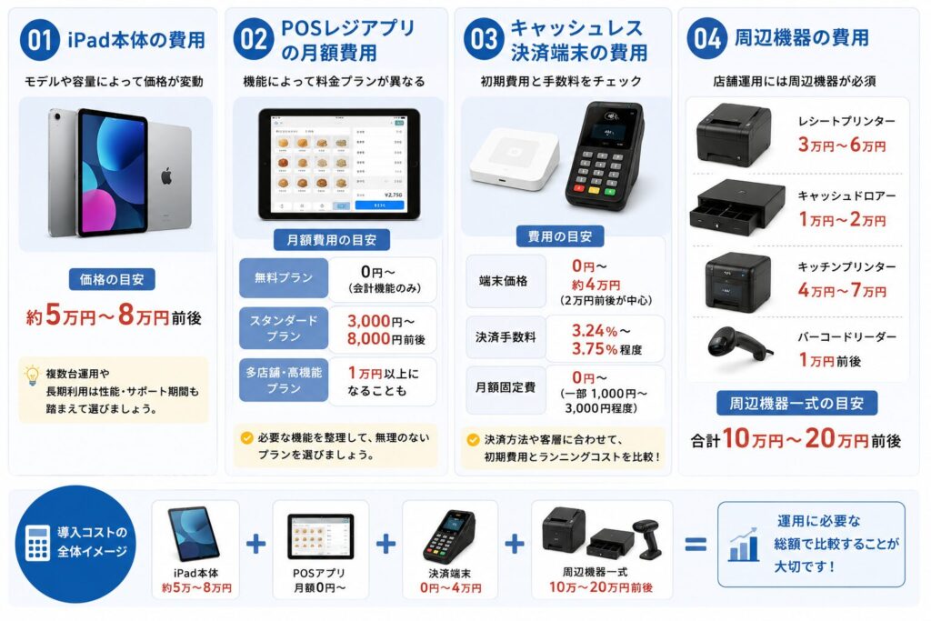 2026年最新】iPadレジおすすめ比較10選｜従来型レジとの違いや導入費用
